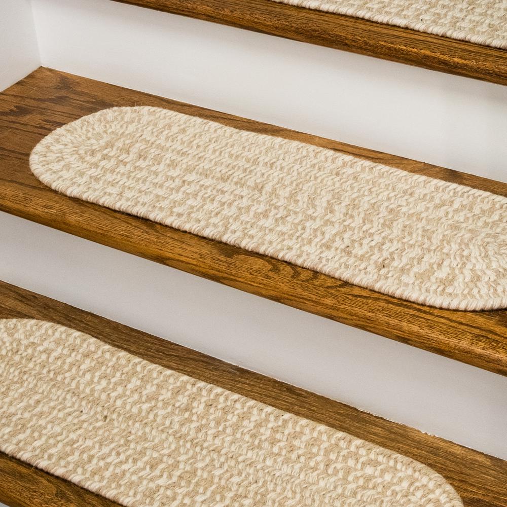 All Natural Woven Tweed Stair Treads WT33A008X028-4. Picture 2