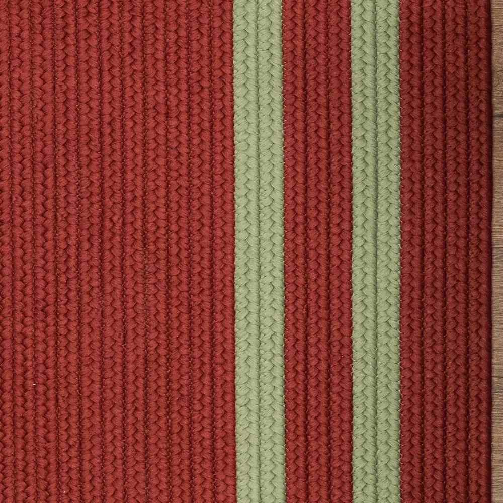 Double Border Christmas Rug - Red/Green 27" x 46". Picture 4