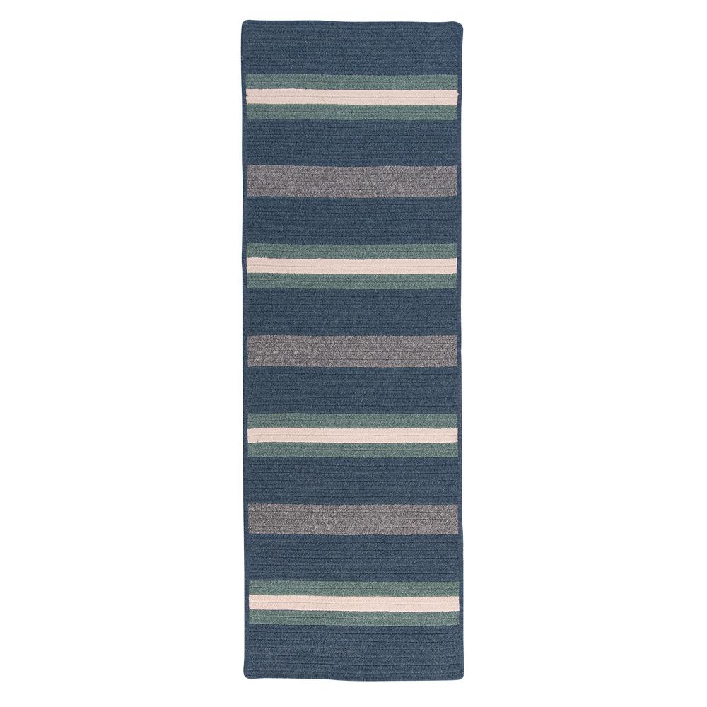 Elmdale Runner  - Blue 30"x132". Picture 2