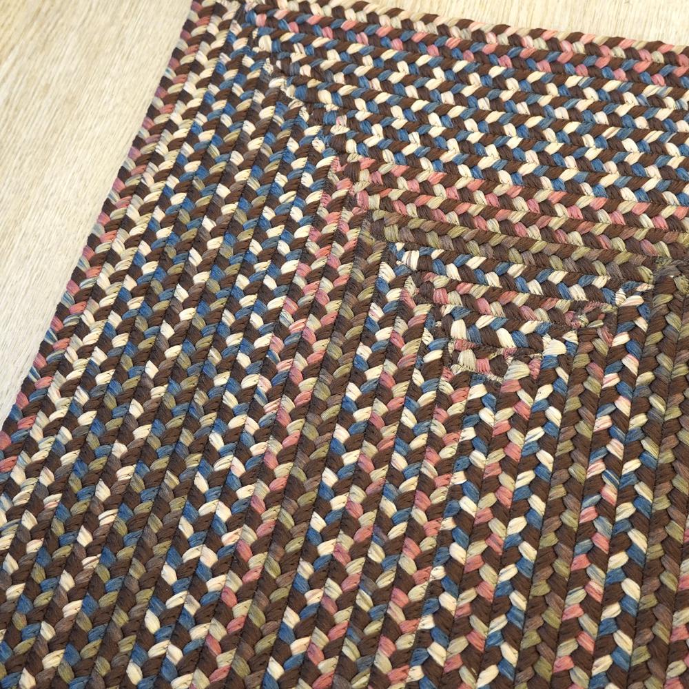 Lucid Braided Multi - Earth Brown 7x9 Rug. Picture 4