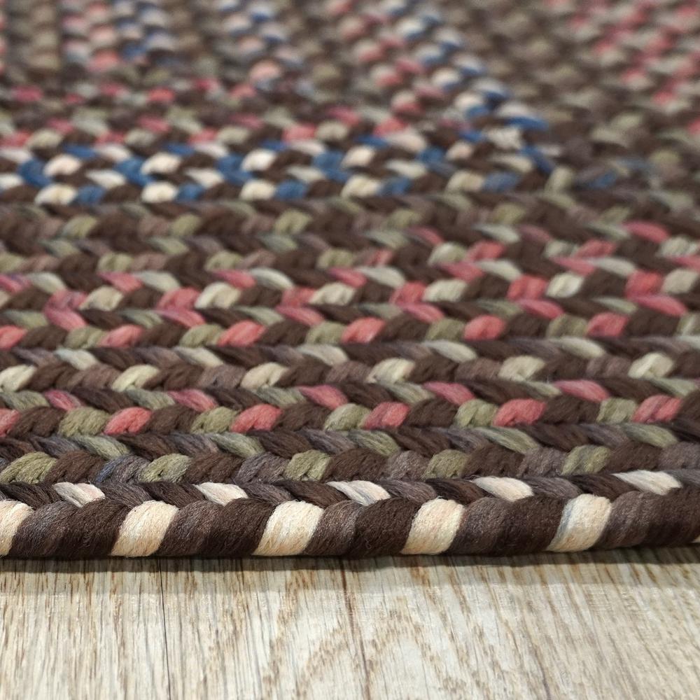 Lucid Braided Multi - Earth Brown 7x9 Rug. Picture 7