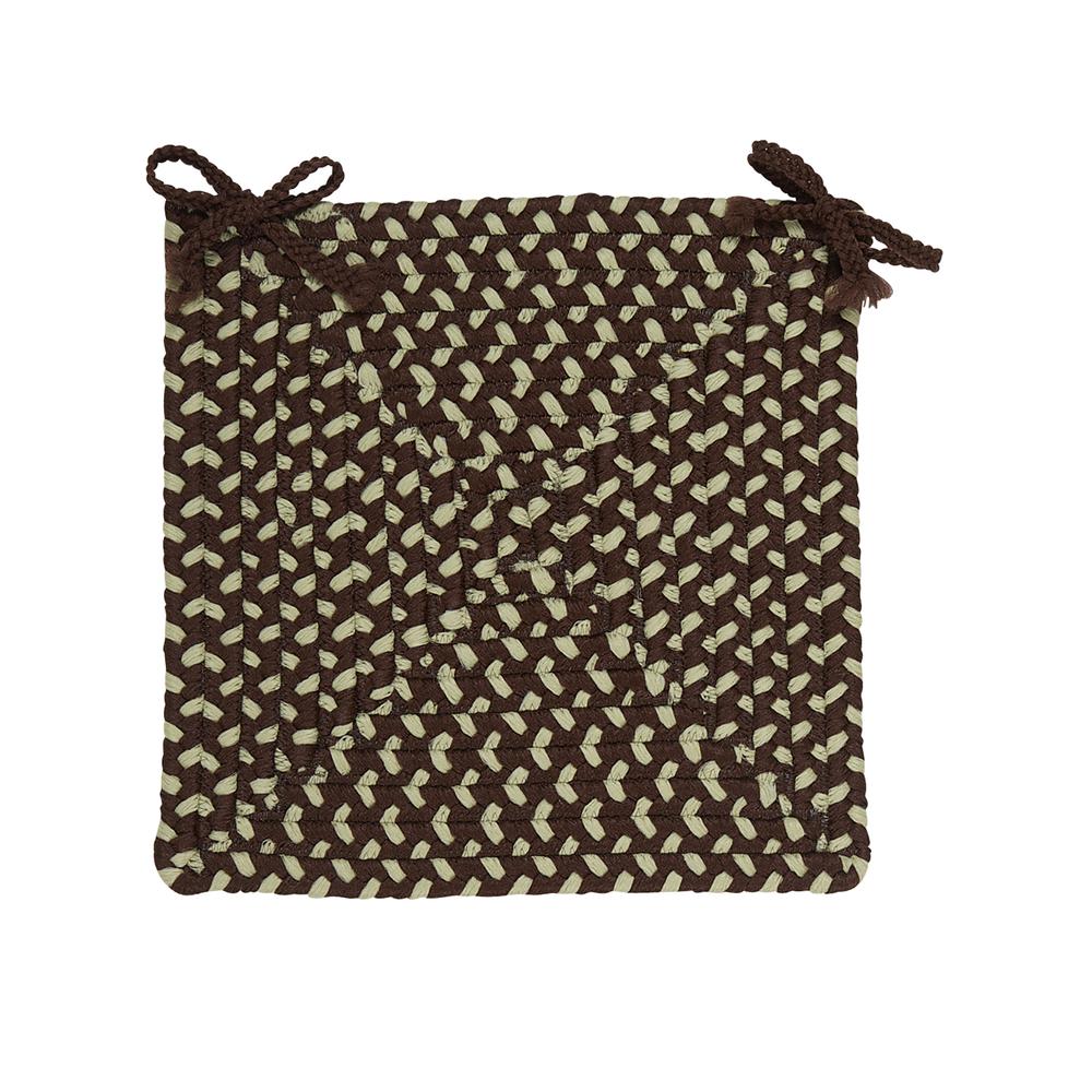 Montego - Bright Brown Chair Pad (set 4). Picture 2