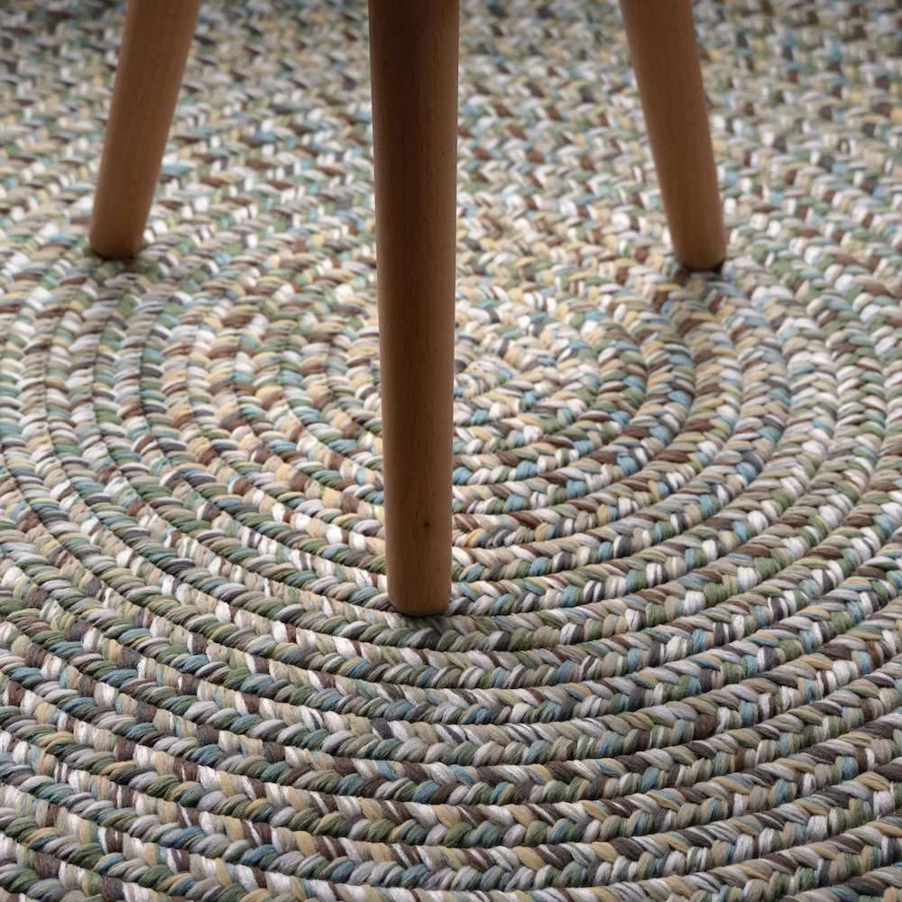 Hazel Tweed Round - Seagrass - 16' x 16'. Picture 5