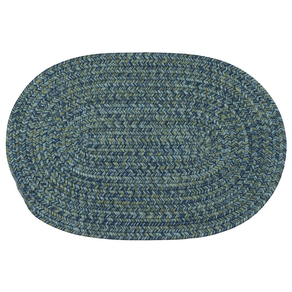 Carrington Tweed  - Deep Blue 10x14. Picture 2