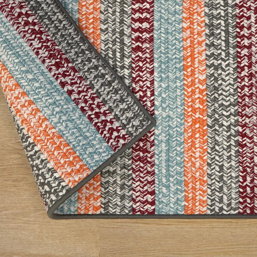 Baily Tweed Stripe - Sunset 8x11 Rug. Picture 1