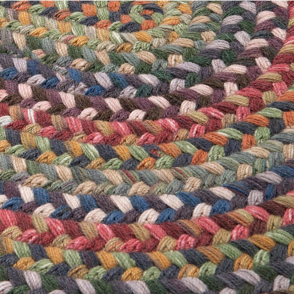 Braided Wool Runner - Medley 2'6"x7'. Picture 2