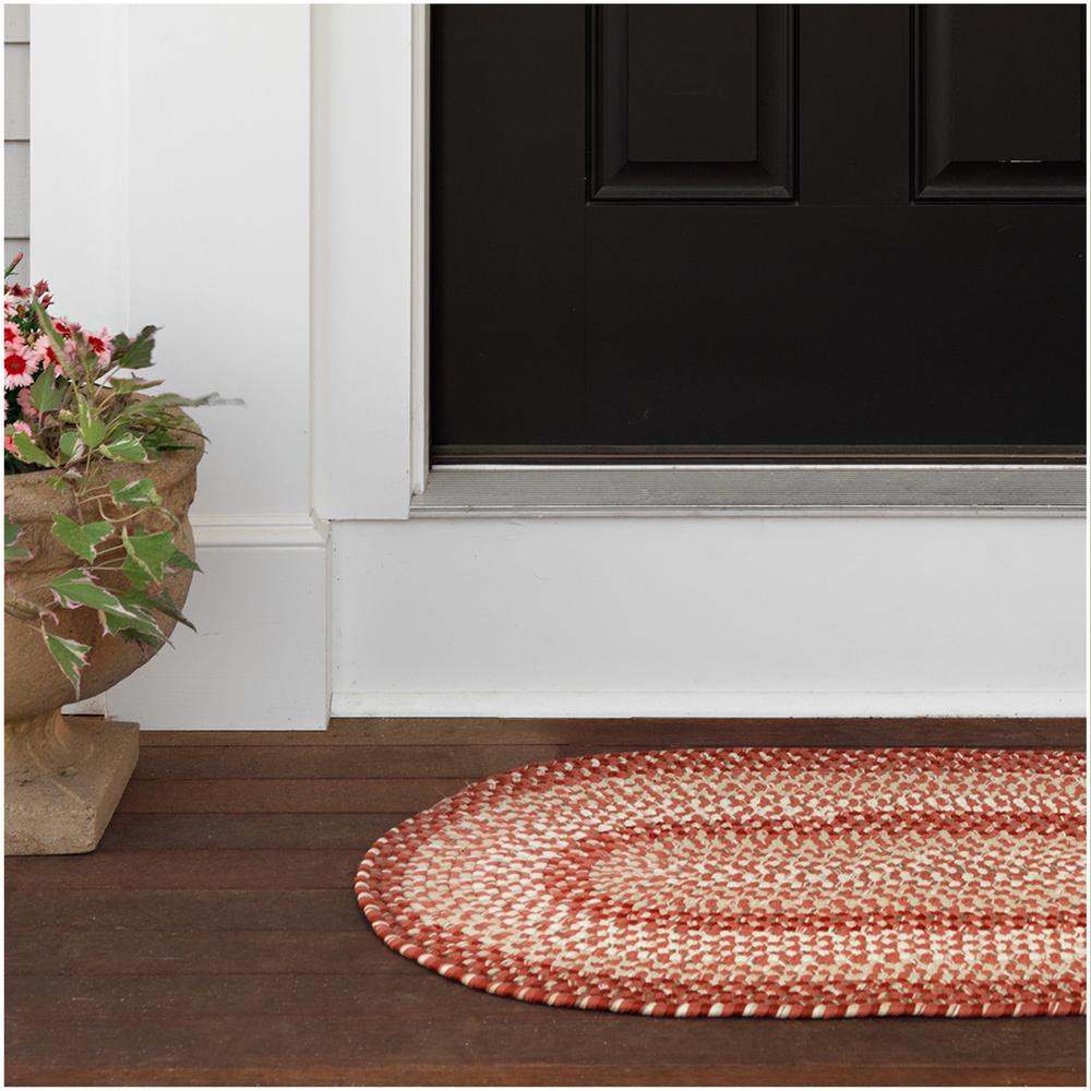 Braxton Doormats - Red 26" x 40". The main picture.