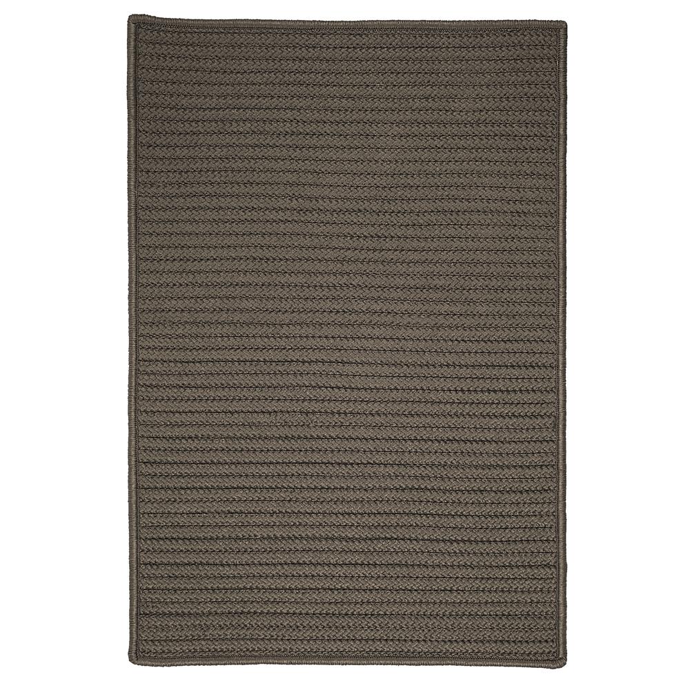 Simply Home Solid - Gray 4' square. Picture 1