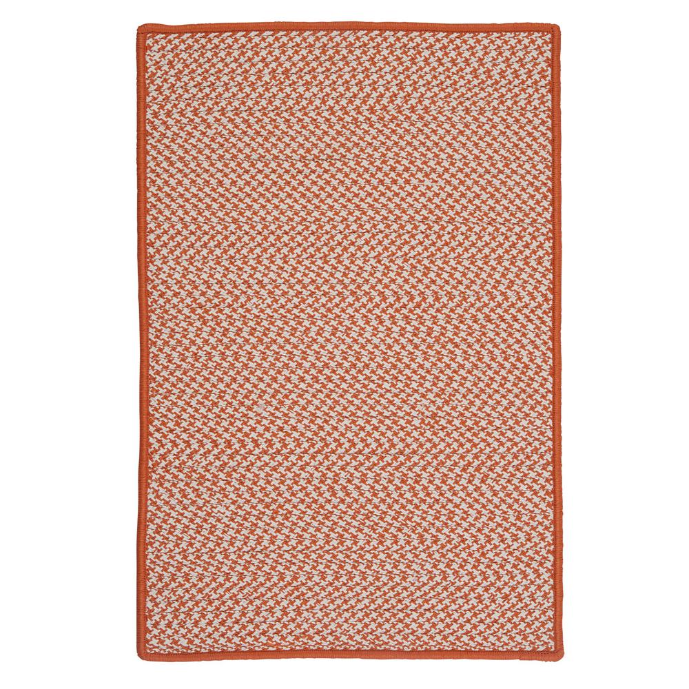 Houndstooth Doormats - Orange  26" x 40". Picture 2