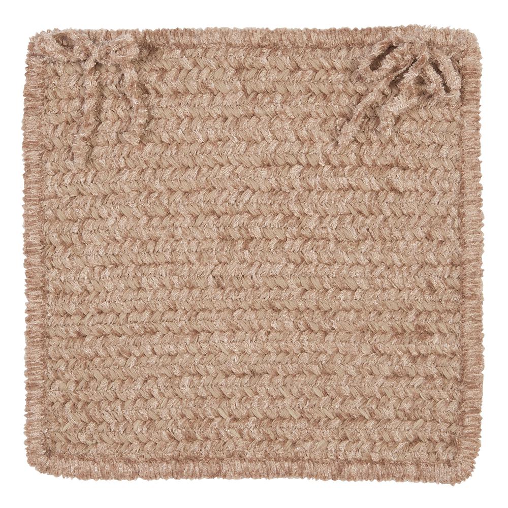 Simple Chenille - Sand Bar Chair Pad (set 4). Picture 2