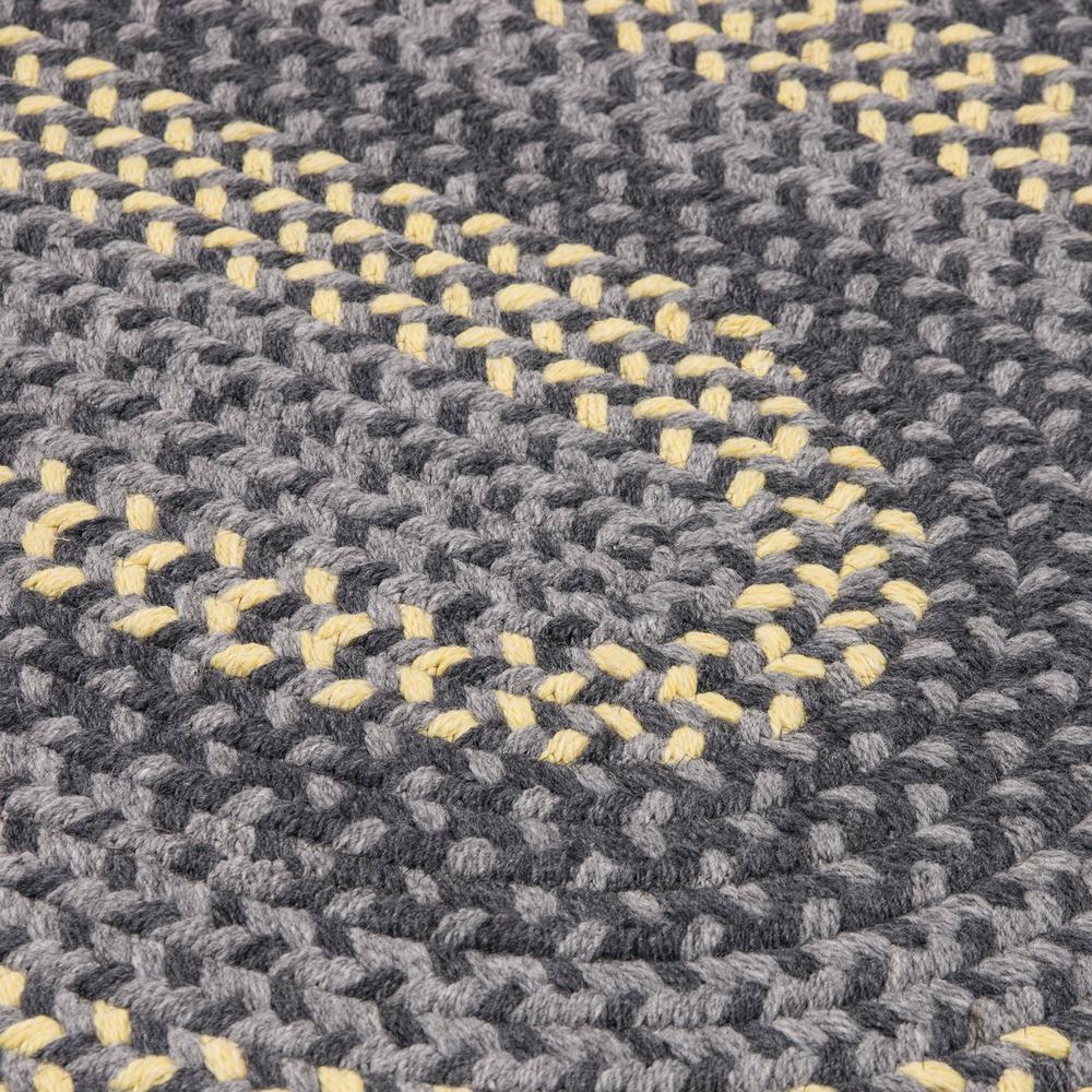 Walden - Charcoal & Yellow sample swatch. Picture 2
