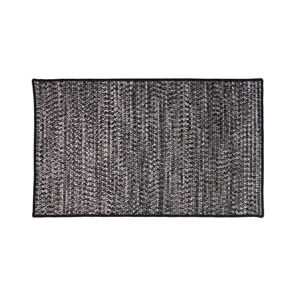 Crestwood Tweed Doormats - Ash Black 30" x 48". Picture 3