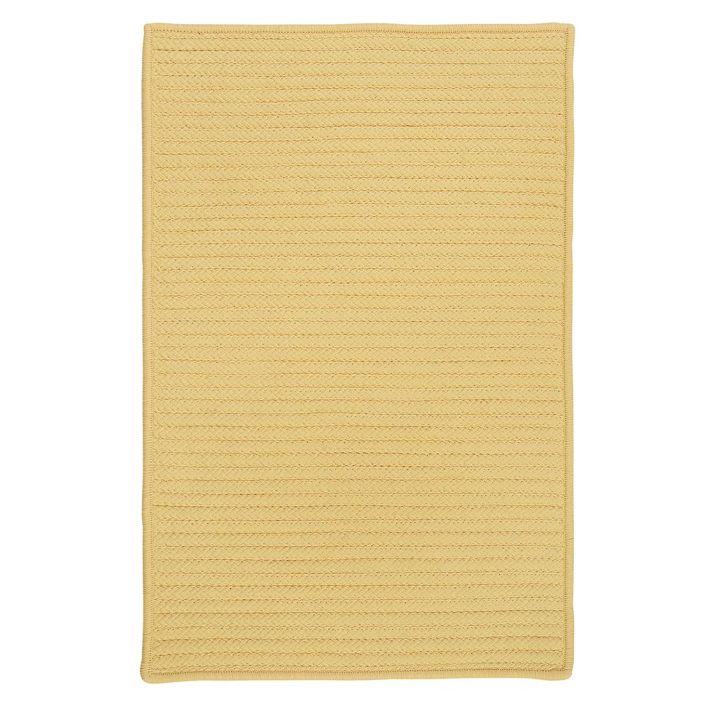 Simply Home Solid - Pale Banana 6' square. Picture 4