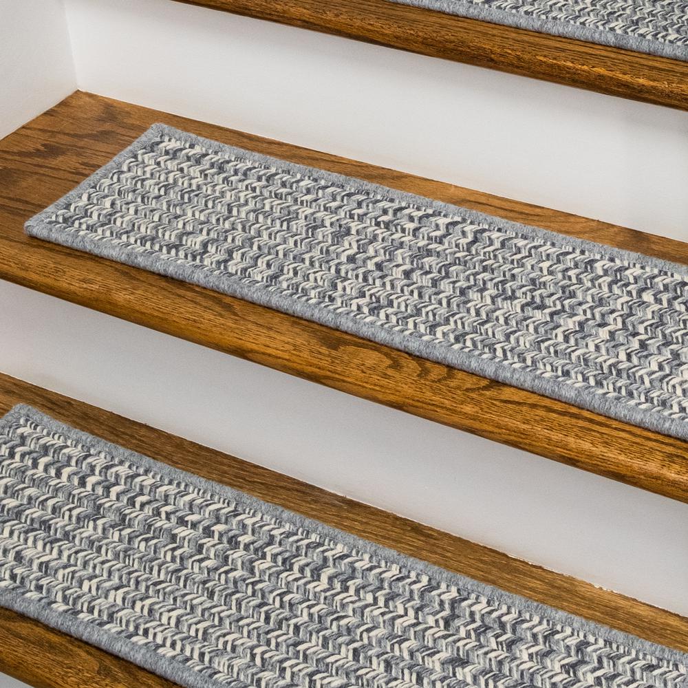 Hayley Tweed Stair Treads 8"x28" (Set of 13). Picture 2