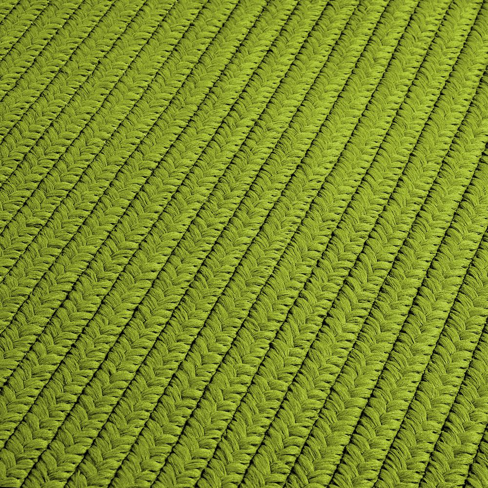 Reversible Flat-Braid (Rect) Runner - Lime 2'4"x8'. The main picture.