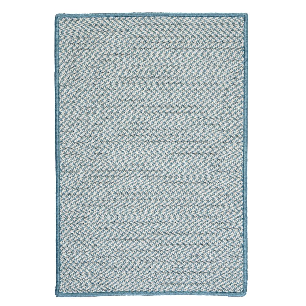 Houndstooth Doormats - Sea Blue 30" x 48". Picture 2