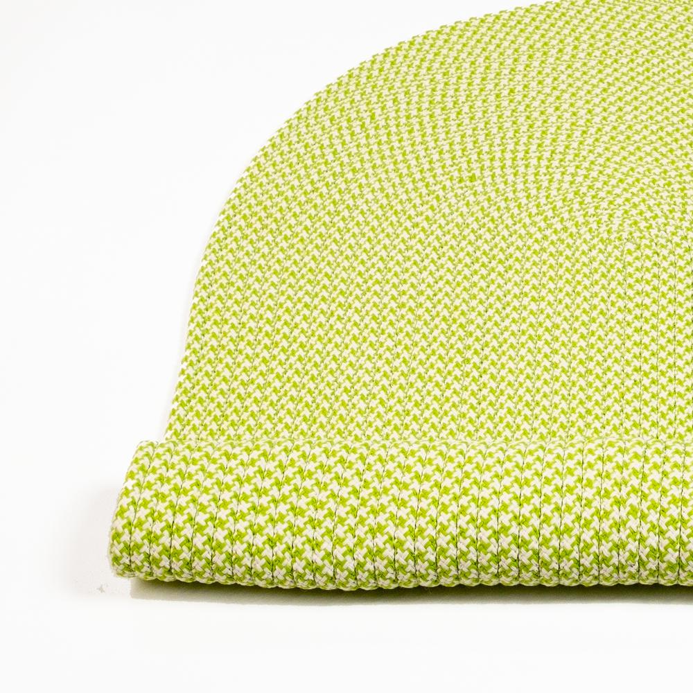 Jamestown Houndstooth Tweed -  Lime 27" x 46". Picture 1