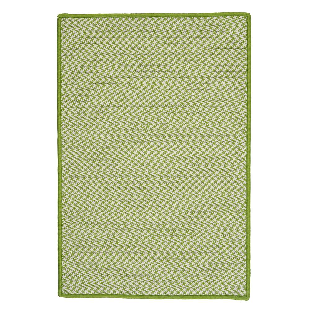 Outdoor Houndstooth Tweed - Lime 3' square. Picture 6