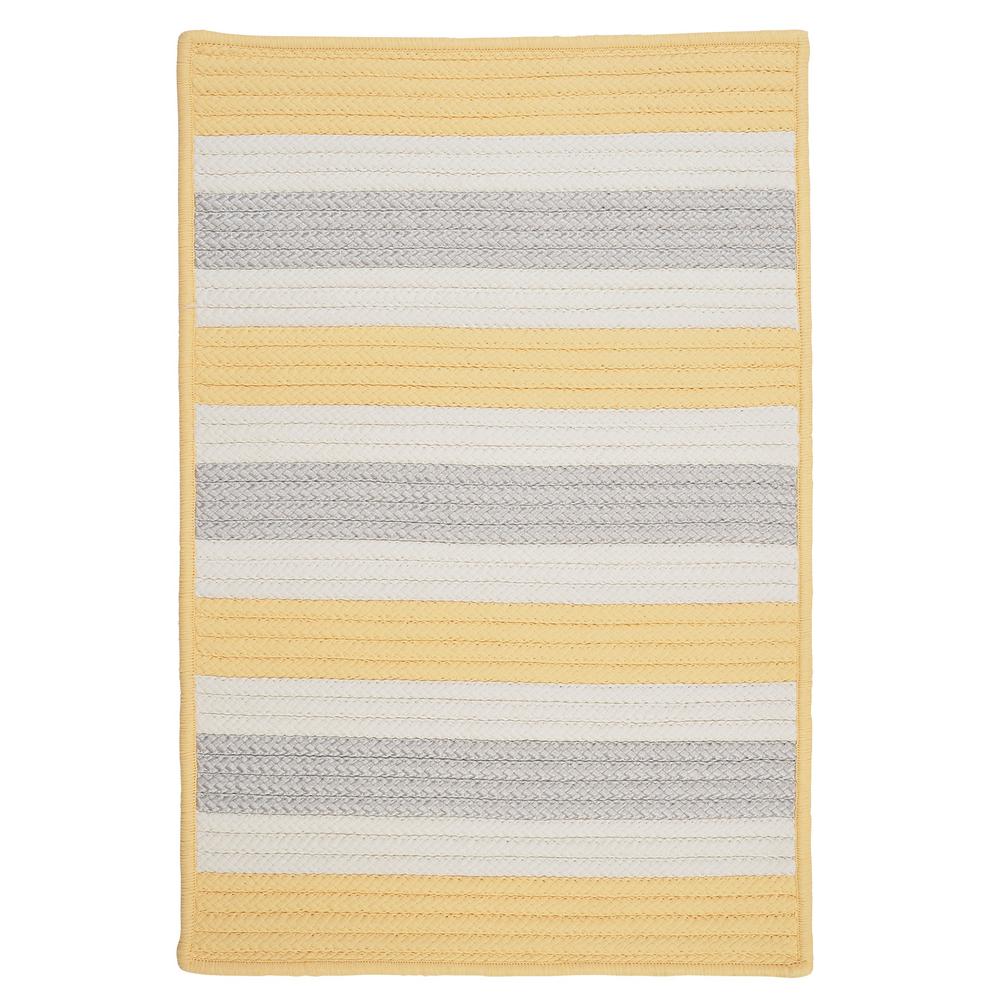 Stripe It - Yellow Shimmer 3' square. Picture 2
