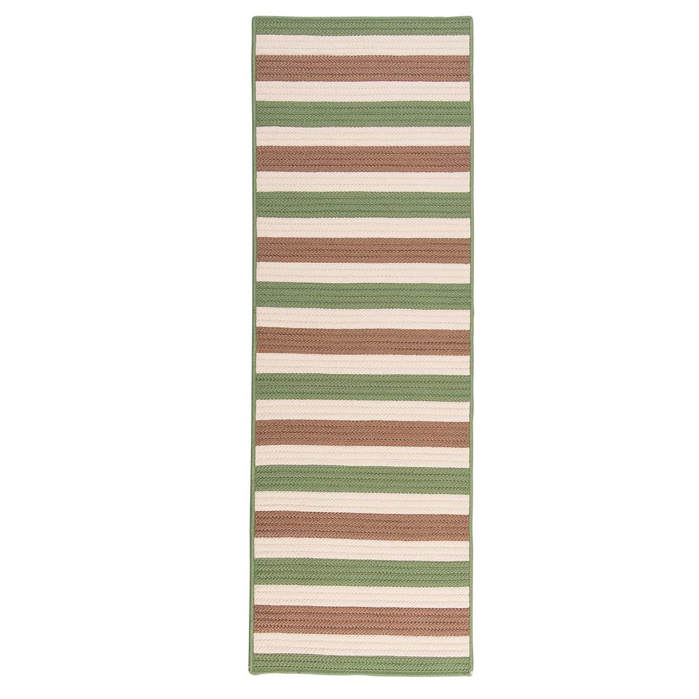 Stripe It - Moss-stone 3' square. Picture 2
