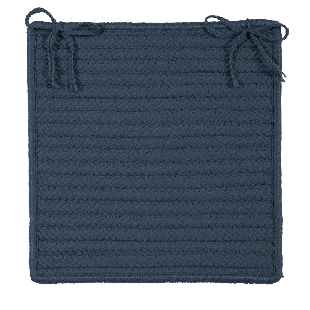 Simply Home Solid - Lake Blue Chair Pad (set 4). Picture 2