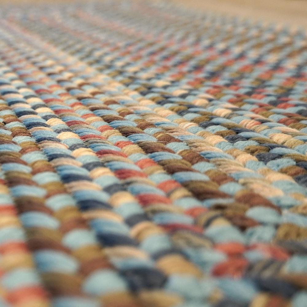 Lucid Braided Multi Runner - Federal Blue 30"x7' Rug. Picture 17