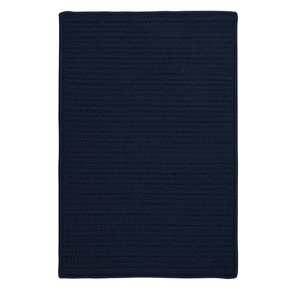 Simply Home Solid - Navy 5' square. Picture 5