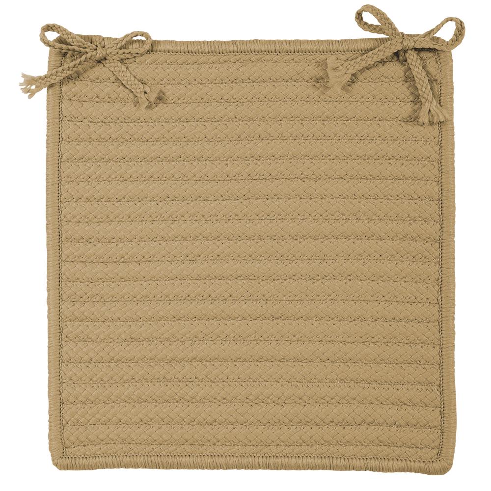 Simply Home Solid - Cuban Sand Chair Pad (single). Picture 2