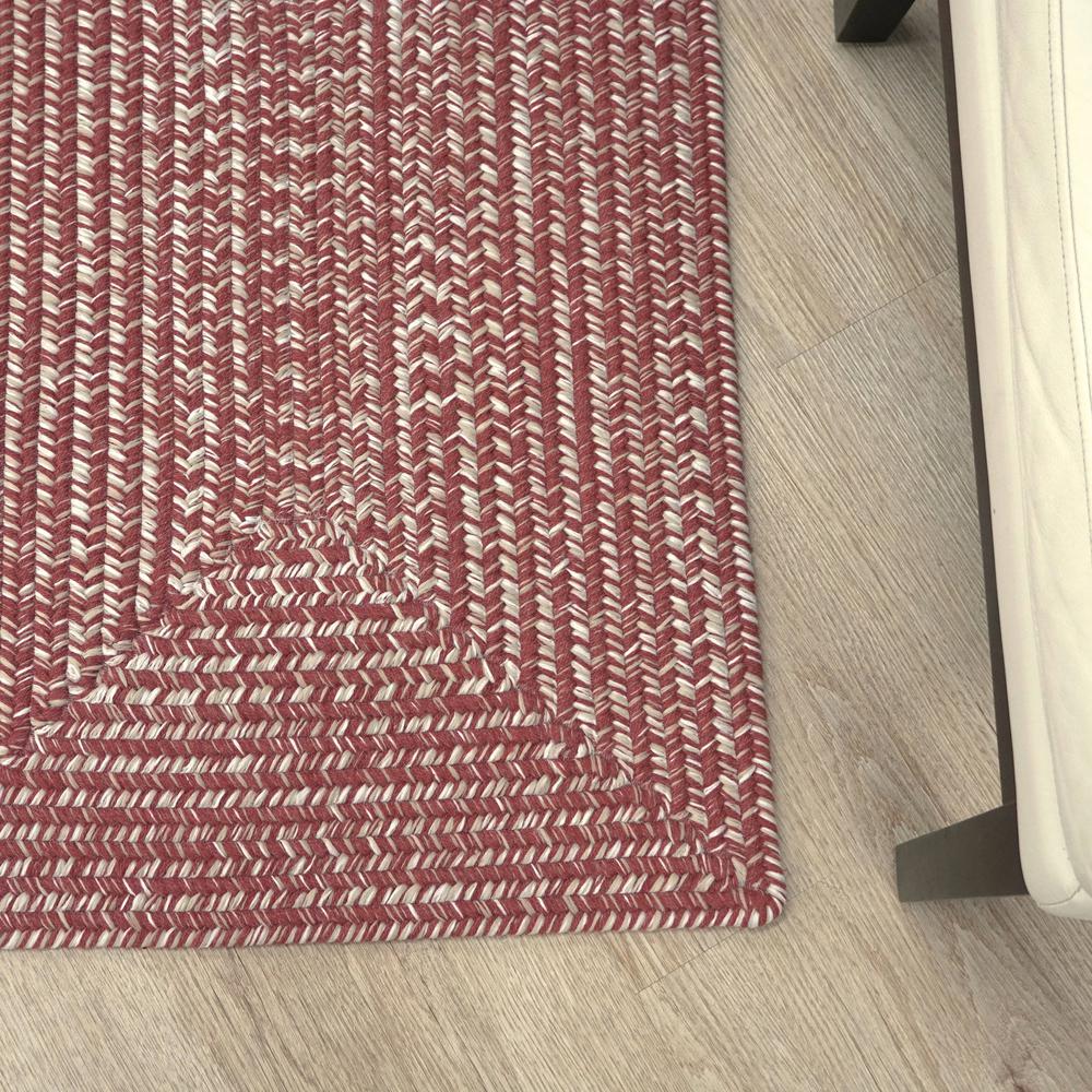 Bridgeport Tweed Square - Toasted Red 3x3 Rug. Picture 4