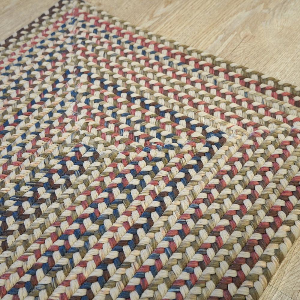 Lucid Braided Multi Square - Beige Linen 3x3 Rug. Picture 2