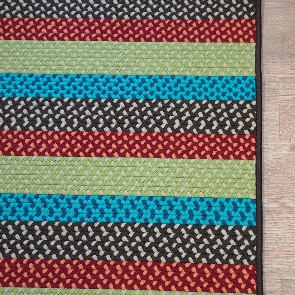 Winnie Multi Stripe Square - Harborside Mix 3x3 Rug. Picture 5