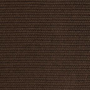Reversible Flat-Braid (Rect) Runner - Earth Brown 2'4"x11'. The main picture.