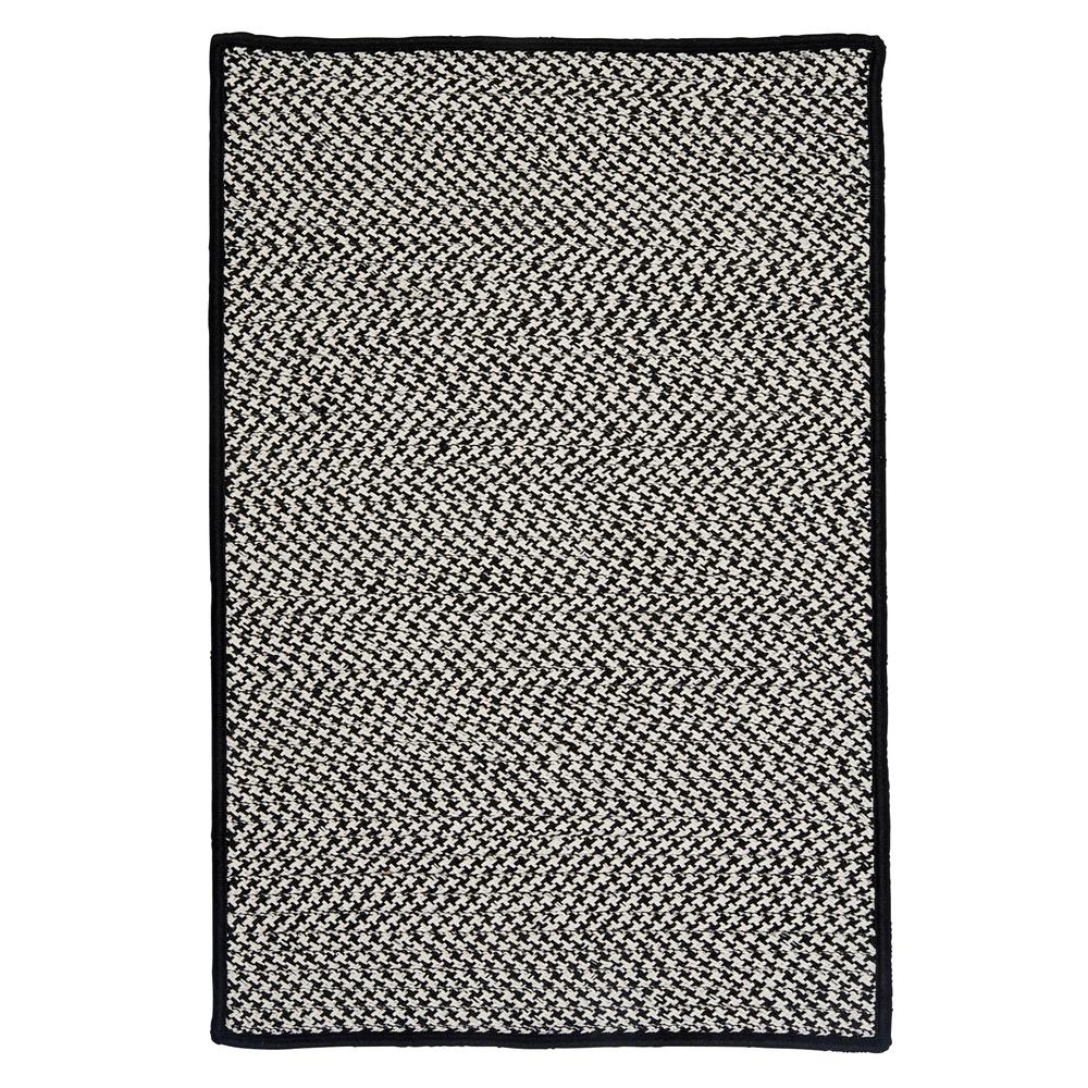 Houndstooth Doormats - Black  45" x 70". Picture 2