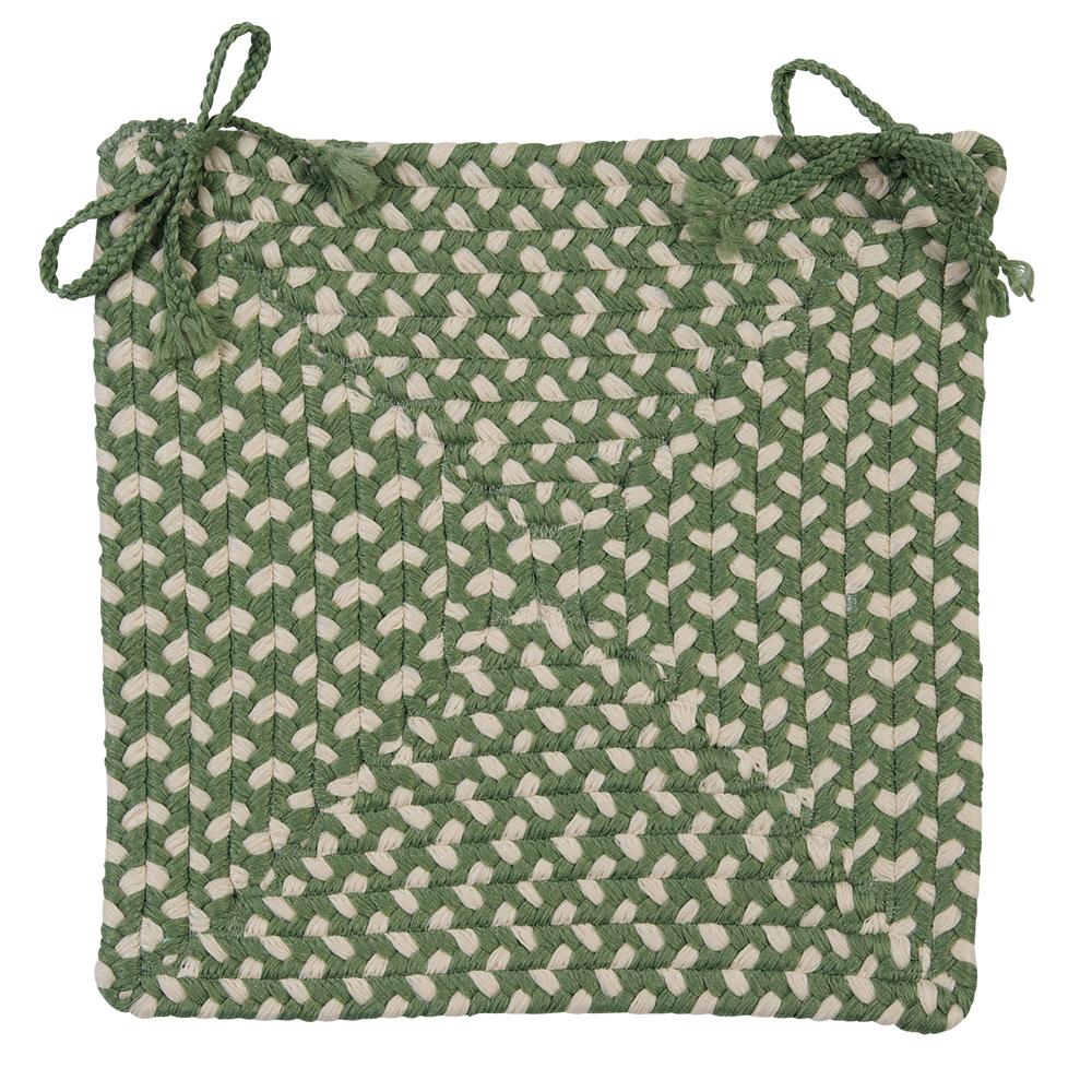 Montego - Lily Pad Green Chair Pad (single). Picture 2