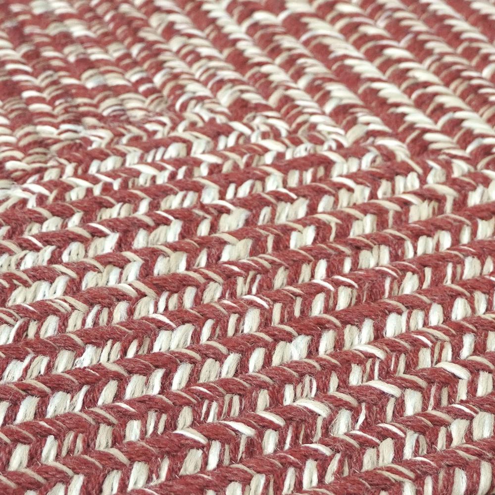 Bridgeport Tweed Square - Toasted Red 3x3 Rug. Picture 12