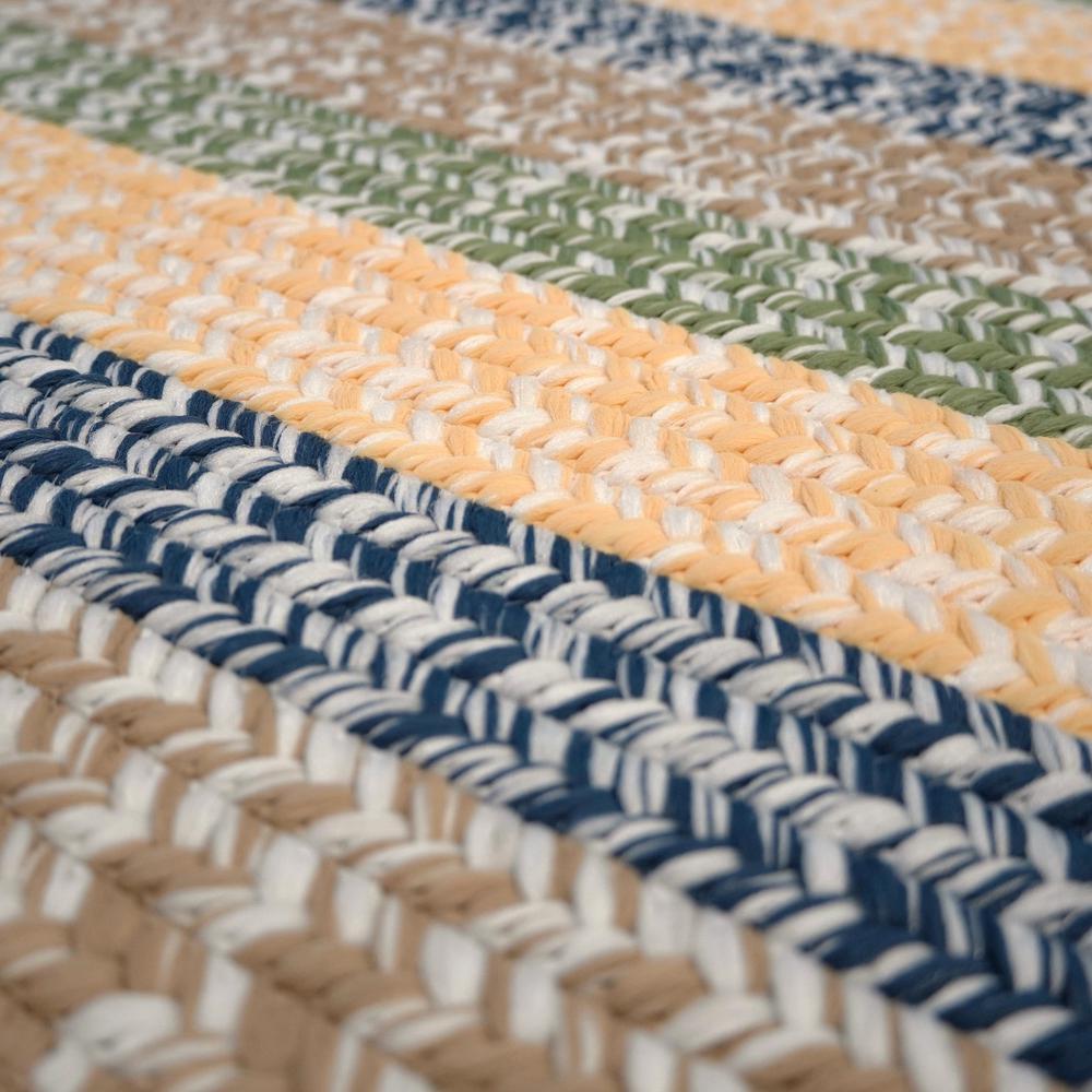 Baily Tweed Stripe Square - Daybreak 3x3 Rug. Picture 13