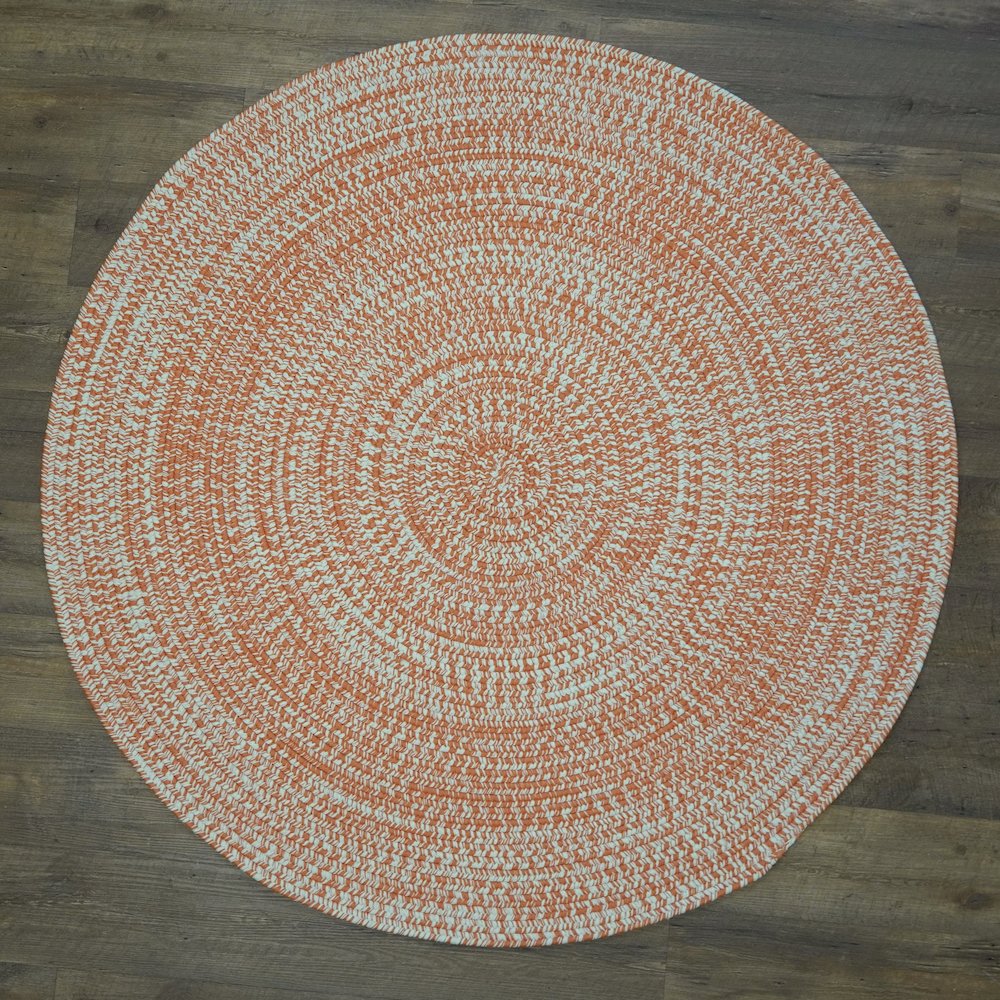 Hawaiian Multi Round - Rusted Orange - 10' x 10'. Picture 7