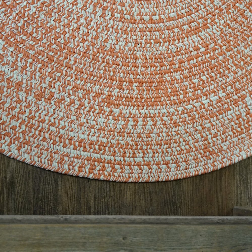 Hawaiian Multi Round - Rusted Orange - 10' x 10'. Picture 10