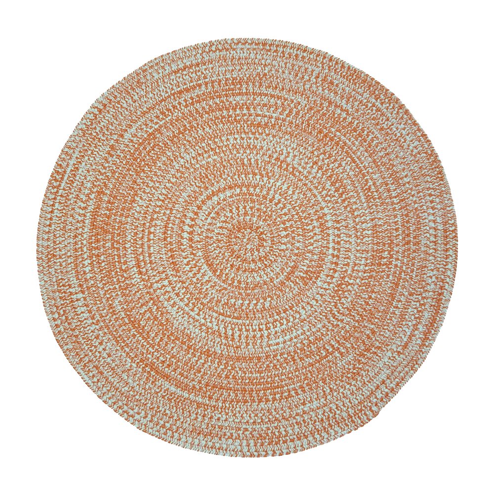 Hawaiian Multi Round - Rusted Orange - 10' x 10'. Picture 1