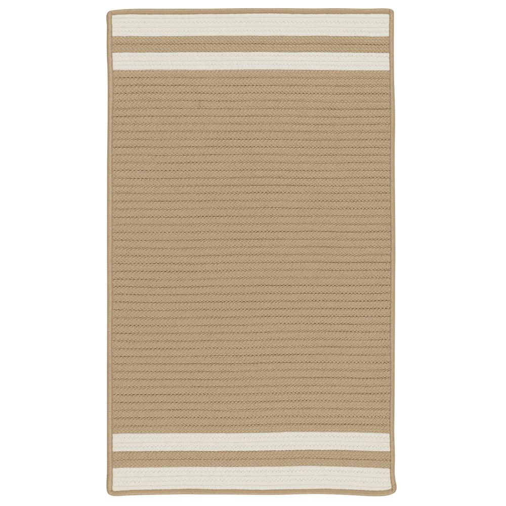 Denali End Stripe - Ivory 7'x9'. The main picture.