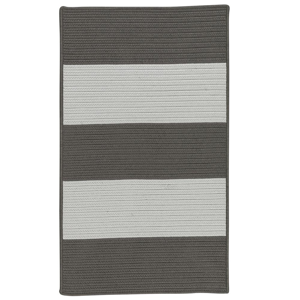 Newport Textured Stripe - Greys 7'x9'. Picture 2