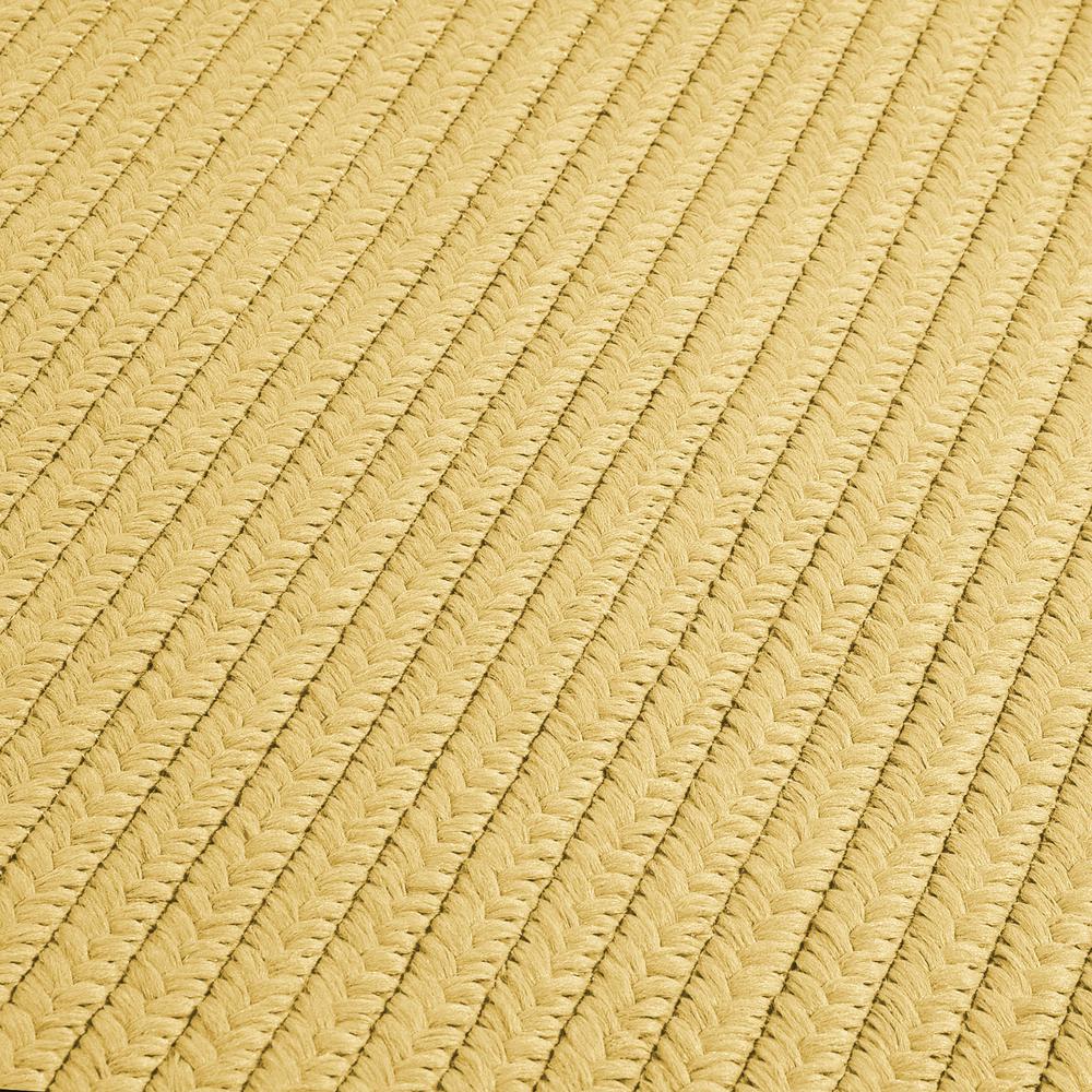 Reversible Flat-Braid (Rect) Runner - Yellow 2'4"x12'. The main picture.