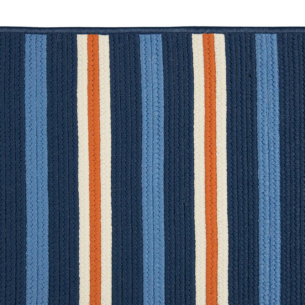 Painter Stripe Rug - Set Sail Blue 2'x3'. Picture 2