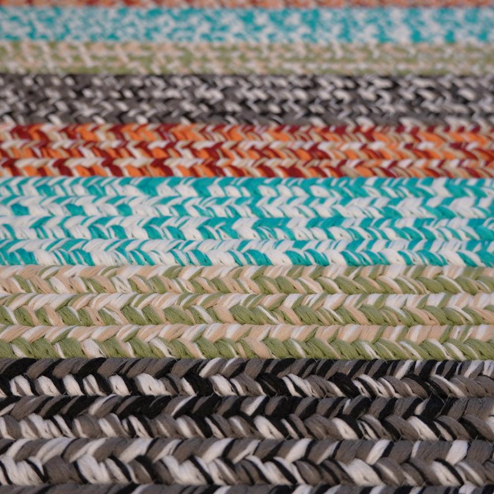 Ashton Tweed Stripe Square - Earth Vibes 9x9 Rug. Picture 4