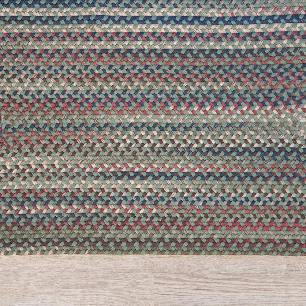 Lucid Braided Multi Square - Dusted Moss 9x9 Rug. Picture 13