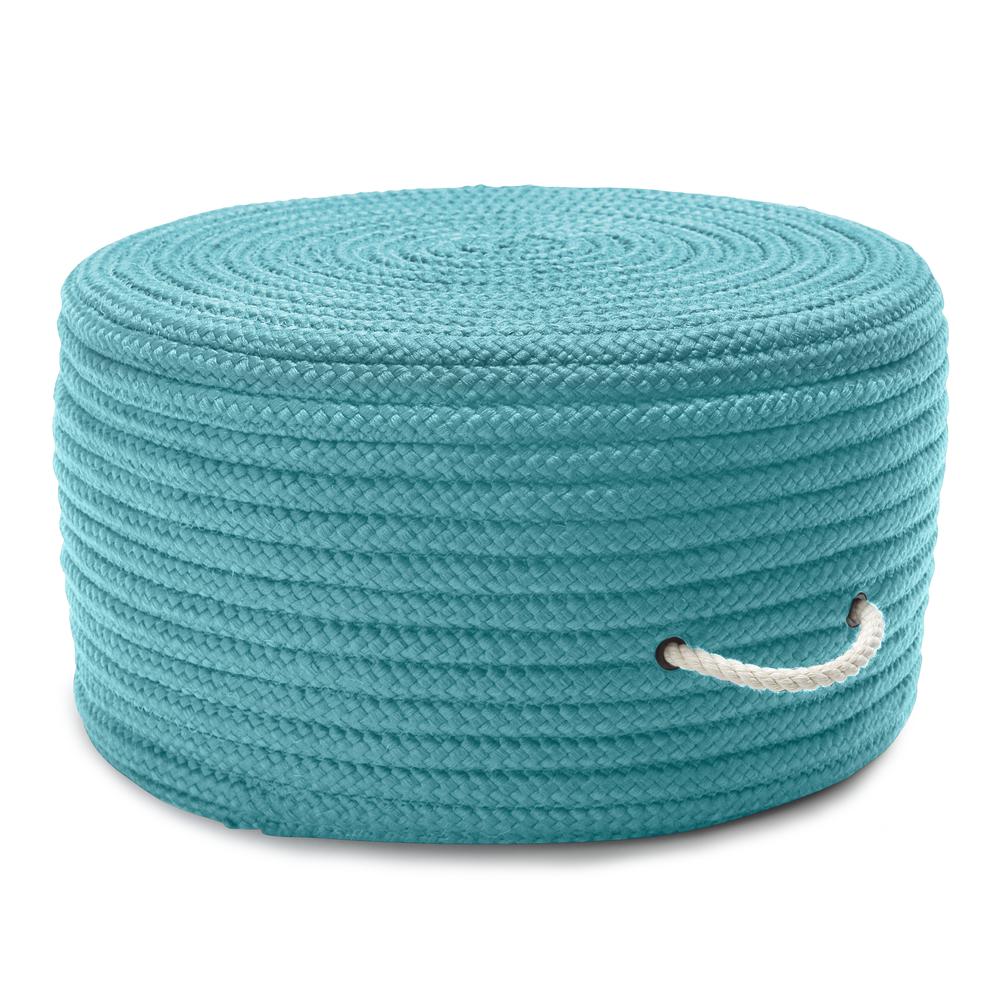 Simply Home Solid - Turquoise 7' square. Picture 1