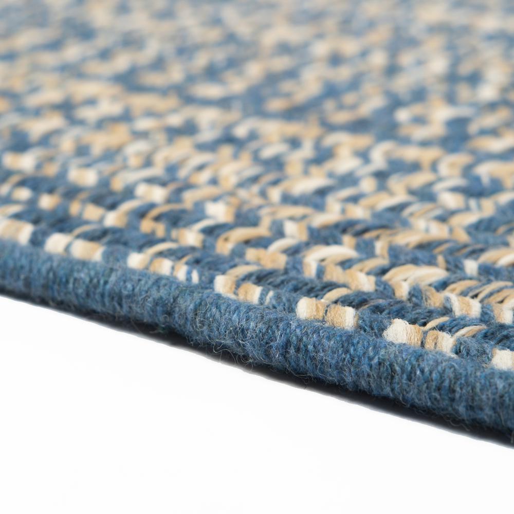 Monterey Wool Tweed - Blue 5' x 7'. Picture 2