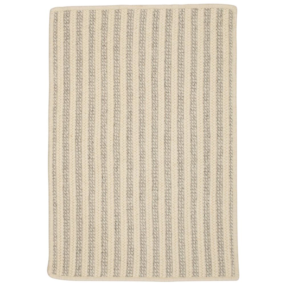 Woodland Vertical Stripe - Light Gray 9'x12'. Picture 1