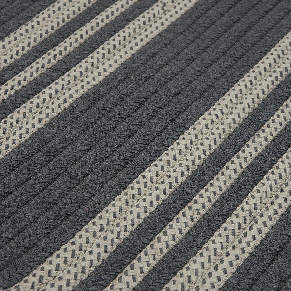 Sunbrella Southport Stripe- Granite 9'x12'. Picture 2