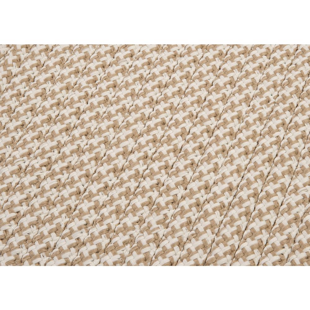 Outdoor Houndstooth Tweed - Cuban Sand 4' square. Picture 2